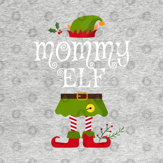 Mommy Elf Shirt , Family Matching Group Christmas Shirt, Matching T Shirt for Family, Family Reunion Shirts by bkls